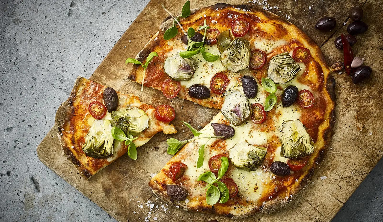 Rustik pizza fra Casalinga Italiana